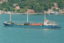 Delcampe - Cargo Ship Lag IP Postcard Size Real Photo #SEV418 - Handel