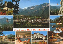 Delcampe - Bad Reichenhall Bahnhofsplatz Stadtberglift Thumsee Kurhaus - Bad Reichenhall
