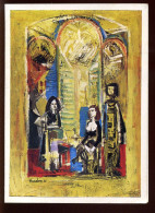 Delcampe - PEINTRE RUDOLF KUNDERA - INVITATION AU VERNISSAGE DU 15 MARS 1977  GALERIE BLANC, MARSEILLE - Programs