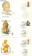 Delcampe - Berlin 1981 Mi 655-657 FDC (FDC ZE5 DBE655-657) - Sculpture