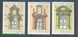 Delcampe - Luxembourg 1988 Mi 1204-1206 MNH (ZE3 LXB1204-1206) - Châteaux