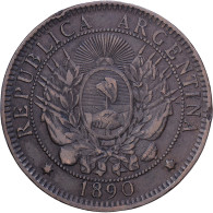 Delcampe - Argentine, 2 Centavos, 1890, Bronze, TB+, KM:33 - Argentine