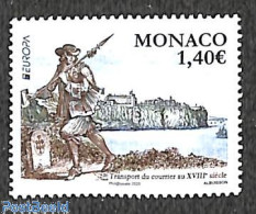 Delcampe - Monaco 2020 Europa, Old Postal Roads 1v, Mint NH, History - Europa (cept) - Post - Neufs