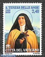 Delcampe - Vatican 2020 Santa Teresa Delle Ande 1v, Mint NH, Religion - Religion - Ungebraucht