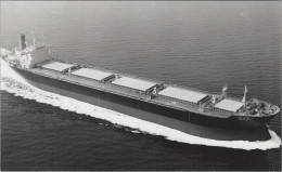 Delcampe - Cargo Ship Yakumosan Maru Postcard Size Real Photo #SEY155 - Comercio