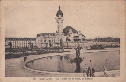Delcampe - France Le Jardin De La Gare, Le Bassin, Limoges Unposted #SFA150 - Limoges