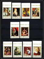 Delcampe - 466a Ajman MNH ** N° 225 / 234 B Tableau (Painting) Durer Rubens Vermeer Caravaggio Non Dentelé (Imperf) - Rubens