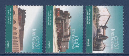 Delcampe - Jordanie - YT N° 1779 à 1781 ** - Neuf Sans Charnière - Chemin De Fer Du Hedjaz - Locomotive - 2009 - Jordanien