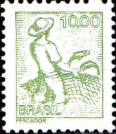 Delcampe - Bresil Poste N** Yv:1250 Mi:1601x Pescador - Fische