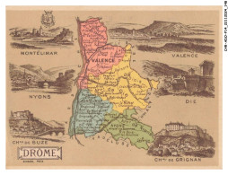 Delcampe - CAR-ADOP14-1185-CHROMOS - Département De La Drome - Autres & Non Classés