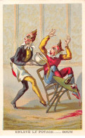 Delcampe - Chromos - COR13940 - Maison Gouin - Hommes - Potage - 10x6 Cm Environ - En L'état - Autres & Non Classés