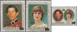 Delcampe - 53453 MNH AITUTAKI 1981 BODA REAL DEL PRíNCIPE CARLOS CON LADY DIANA SPENCER. - Aitutaki