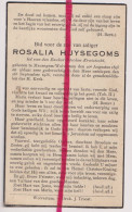 Delcampe - Devotie Doodsprentje Overlijden - Rosalia Huysegoms - Meuzegem Wolvertem 1895 - 1936 - Overlijden