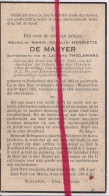 Delcampe - Devotie Doodsprentje Overlijden - Maria De Maeyer Echtg Leonard Thielemans - Ramsdonk 1862 - Rossem Wolvertem 1935 - Overlijden