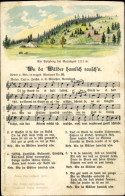 Delcampe - Chanson CPA Günther, Anton, Wu Da Wälder Hamlich Rausch'n, Erzgebirgische Mundart Nr. 30, Spitzberg - Costumes