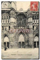Delcampe - CPA Troyes Grand Portail De La Cathedrale - Troyes