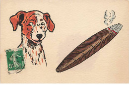 Delcampe - N°24314 - Illustrateur - MM Vienne N°755 - Chien Près D'un Cigare Fumant - Vienne