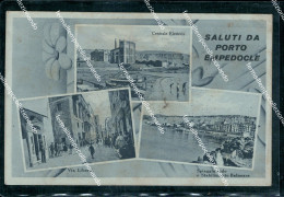 Delcampe - An699 Cartolina Saluti Da Porto Empedocle Scollata Provincia Di Agrigento - Agrigento