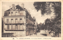 Delcampe - 70-LUXEUIL LES BAINS-HOTEL DU PARC-N°6024-B/0163 - Luxeuil Les Bains