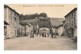 Delcampe - Beaurepaire (Isère) — Place Du Jeu De Paume, Carte Postale Animée, France - Beaurepaire