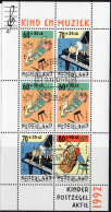 Delcampe - Pays-Bas Bloc Obl Yv:37 Mi:37 Kind En Muziek (TB Cachet Rond) 11-XI-92 - Bloques