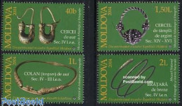 Delcampe - Moldova 2004 Archaeology 4v, Mint NH, History - Archaeology - Art - Art & Antique Objects - Archéologie