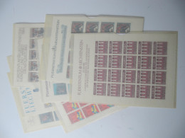 Delcampe - Liechtenstein Jahrg. 1984 Mit 20x 837-865 Postfrisch Bogens. KW. 650,- #SJ415 - Sonstige & Ohne Zuordnung