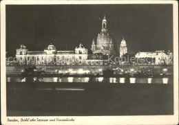 Delcampe - DRESDEN Elbe Bruehl'sche Terrasse Frauenkirche - Dresden