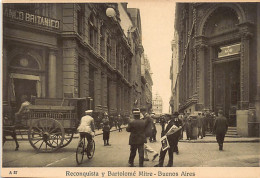 Delcampe - Argentina - BUENOS AIRES - Reconquista Y Bartolomé Mitre - Banco Britanico - Ed. J. Peuser A 87 - Argentinien