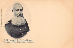 Delcampe - Congo Kinshasa - H. M. Leopold II, King Of The Belgians And Sovereign Of The Congo Free State - Publ. Nels - Belgisch-Kongo