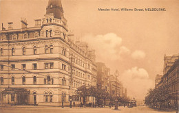 Delcampe - Australia - MELBOURNE (VIC) Menzies Hotel, Williams Street - Publ. Unknown C2239 - Melbourne