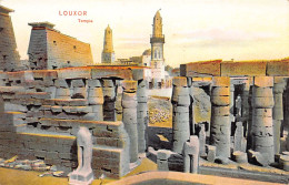Delcampe - Egypt - LUXOR - Temple - Publ. The Cairo Postcard Trust - Dr. Trenkler Co. Lur 7 - Luxor