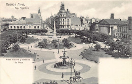 Delcampe - Argentina - BUENOS AIRES - Plaza Victoria Y Avenida De Mayo - Ed. R. Rosauer 2 - Argentinien
