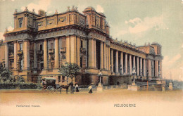 Delcampe - Australia - MELBOURNE (VIC) Parliament House - Publ. J. Reichardt 5 - Melbourne