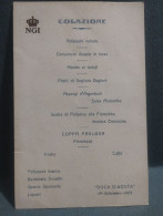 Delcampe - Italia Menu Navigazione Generale Italiana 1924 Piroscafo Duca D'Aosta. - Menus
