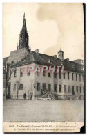 Delcampe - CPA La Grande Guerre L'Alsace L'Hotel De Ville De Thann - Thann