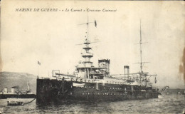 Delcampe - CPA Bateau De GuerreMarine De Guerre Le Carnot Croiseur Cuirasse - Oorlog