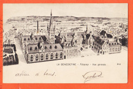 Delcampe - 33126 /  (•◡•) 76-FECAMP ◉ LA BENEDICTINE Vue Generale 1905 Guillaume CASTEX Comptable Négt Vins CASTAINGS Longages - Fécamp