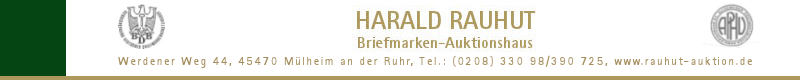 Harald Rauhut Briefmarken Auktionshaus GmbH